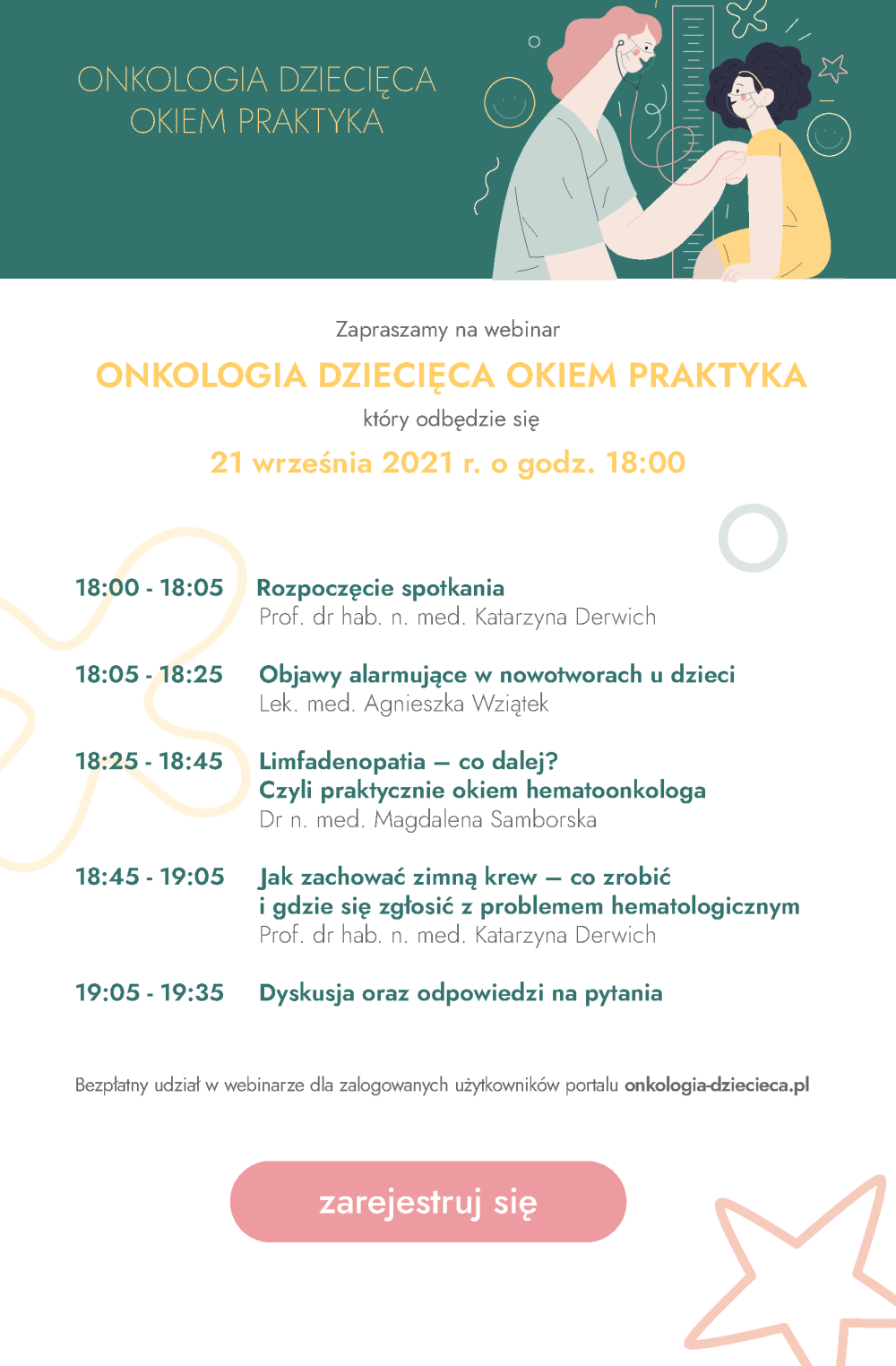 Onkologia-dziecieca.pl - webinar dla lekarzy